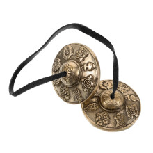 Tibetan Tingsha Cymbals Brass Meditation Chimes Clear Resonant Sound for Yoga and Sound Healing