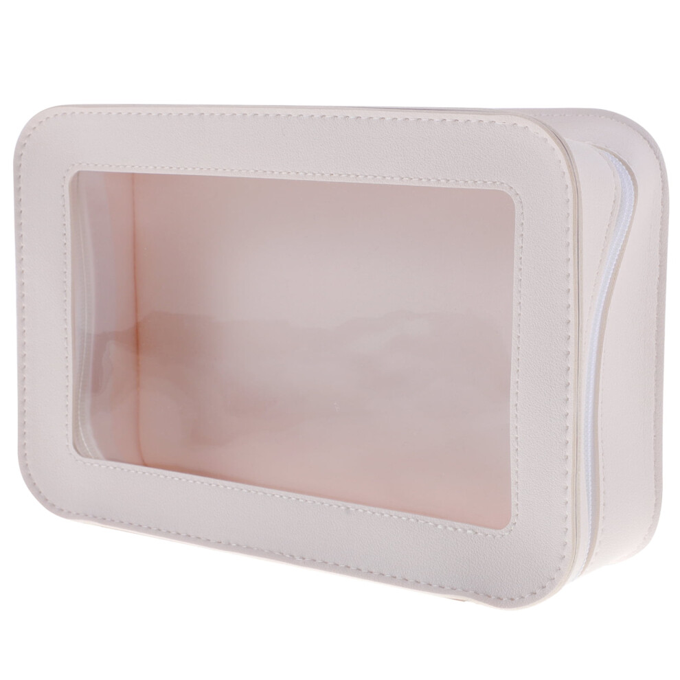 Mizh Travel Toiletry Bag Clear Makeup Bag Portable Cosmetic Bag Transparent Makeup Bag