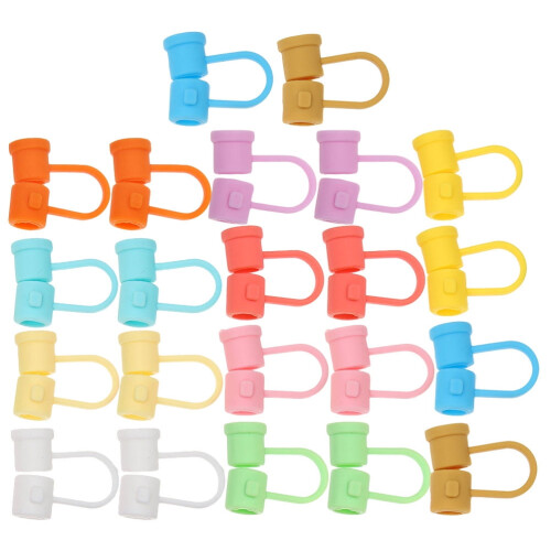 Lot de 36 embouts de paille en silicone réutilisables. 1