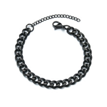 Herenarmband met schakels, verguld roestvrij staal, hiphop geometrische Cubaanse schakelarmband, modieuze sieraden