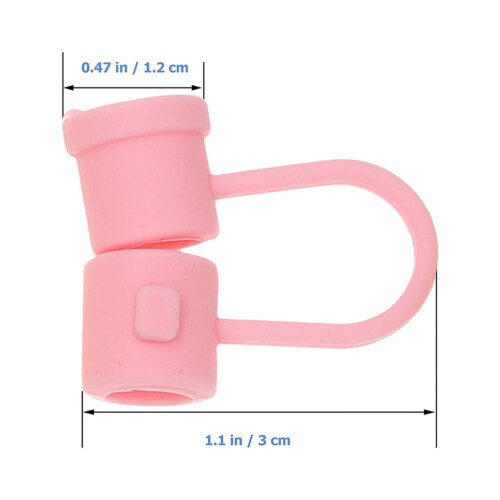 Lot de 36 embouts de paille en silicone réutilisables. 2