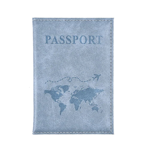 DEKAXID Unisex Νέα θήκη καρτών από δέρμα PU Απλή μοντέρνα θήκη διαβατηρίου Παγκόσμια 1