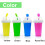 Slushie Maker Cup Magic Lynfrosne Smoothie Kop gul 2