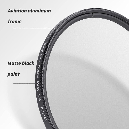 Φίλτρο κινηματογραφικού εφέ Diffusion Dream 67mm Black Pro Mist 1/4Filterï¼ŒGREEN.L για φακό κάμερας 2