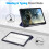 Capa fina compatível com Samsung Galaxy Tab S8 2022/Tab S7 2020 de 11 polegadas (Modelo SM-X700/X706/T870/T875/T878) com S integrado 5