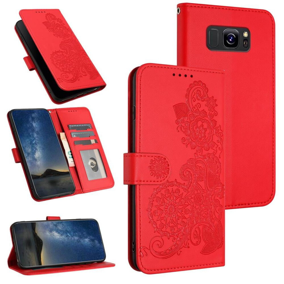 Case For Compatible With Samsung Galaxy S8 Plus Wallet Case Pu Leather Magnetic Closure Flip Folio Book Kickstand Protective With Card Slot Stand 9395123125046