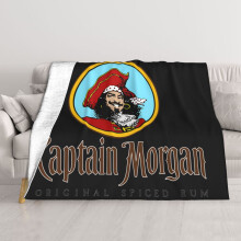 Captain Morgan Klimaanlagendecke, weiche Flanell-Plüschdecke, Bettdecke, Sofadecke für Teenager, Jungen, Mädchen, Kinder, Männer und Frauen