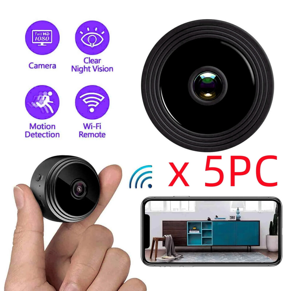 Cyber Monday Sale: 5Pcs Wireless Outdoor Wifi Security Cameras With Night Vision, Video & Audio, Compatible With Kcavykas 9395123127361