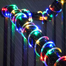 LED-slyngelys USB 39ft 100LED, 8 tilstande, fjernbetjening, vandtæt, kompatibel med udendørs, jul, terrasse, have, camping, festdekoration