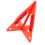 Reflective Warning Triangle for Car Emergency Kit Roadside Safety Sign with Stable Frame 1