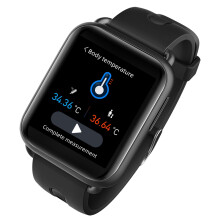Okosóra támogatás Bluetooth sporthőmérséklet fitnesz csuklópánt, intelligens óra