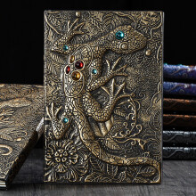 Leabhair Nótaí don Obair Qwtwty Lizard Personality Pattern Hardcover Notepad Retro ar Imréiteach
