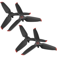 2 Paar FPV-Propeller, kompatibel mit DJI FPV Combo Drohne, Propellerblätter für View Drone UAV Quadcopter mit 4K-Kamera – Red Edge