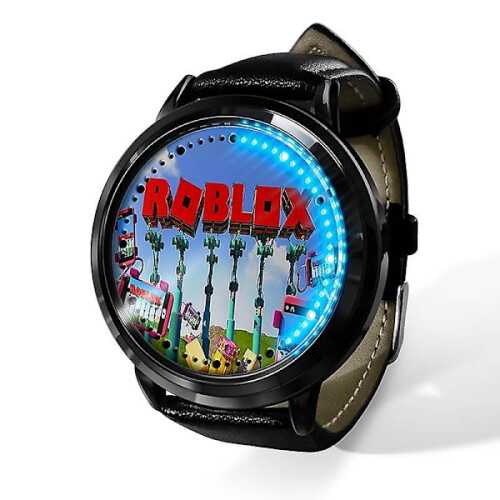 Αδιάβροχο ρολόι Roblox για άνδρες με οθόνη αφής LED, μοντέρνο ρολόι χειρός, casual 1