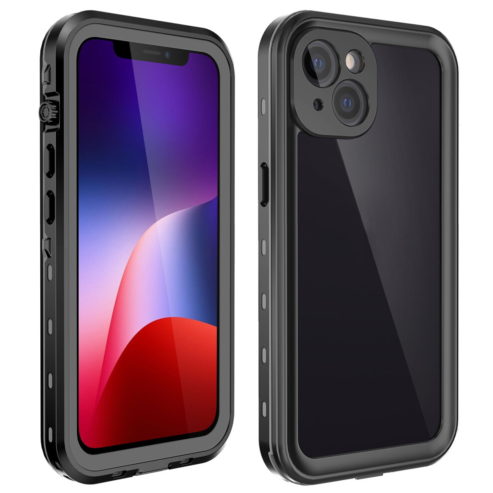 Clear Case Compatible With Iphone 13/13Mini/13Pro/13 Pro Max, Soft Tpu Electroplated Frame, Transparent Back, Drop-Tested, Shockproof, Full-Body 9395123247441