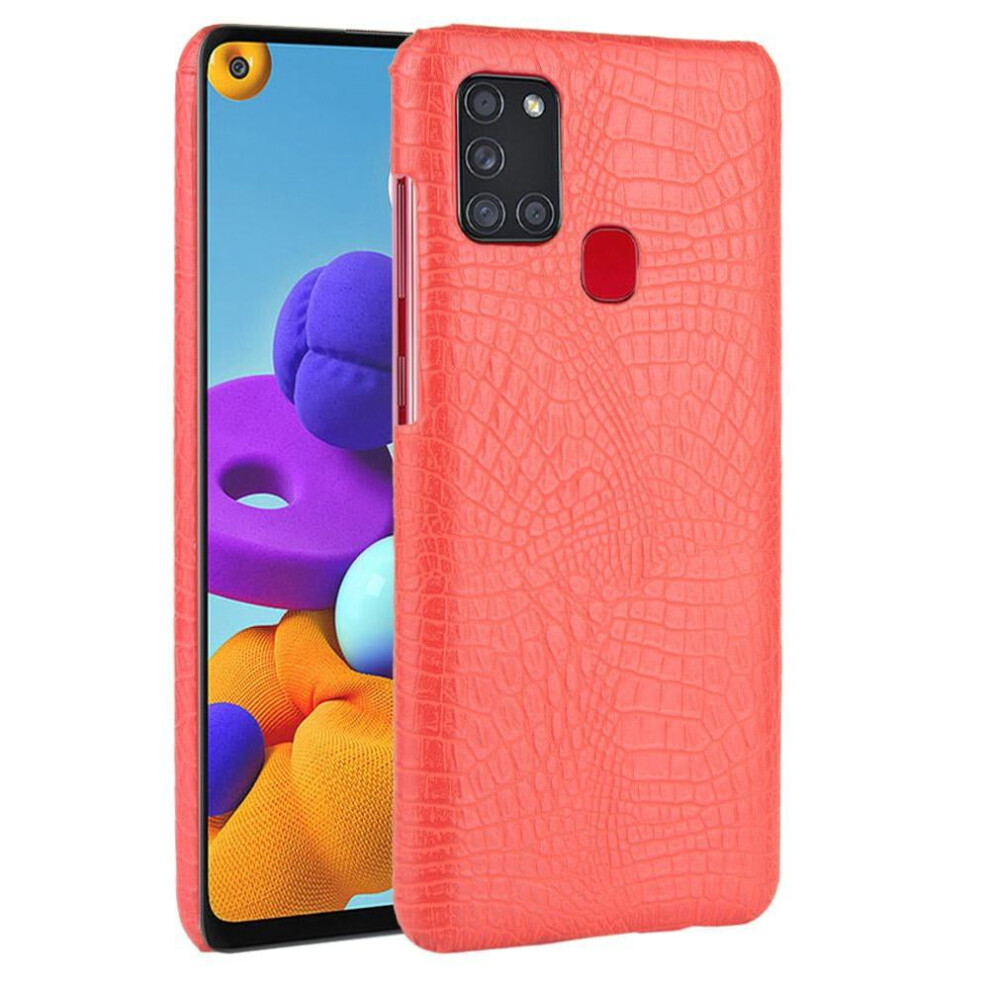 Stylish Classic Case For Compatible With Samsung Galaxy A21s Classic Alligator Fashion Protective Cover Anti Scratch Compatibility 9395123247472