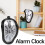 YiFudd Seat Type Twisted Clock Table Corner Decorative Clock Retro Wall Clock 1