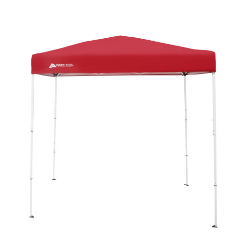 Ozark Trail 4' x 6' Στέγαστρο σκίασης εξωτερικού χώρου με αναδυόμενο ίσιο πόδι, φωτεινό