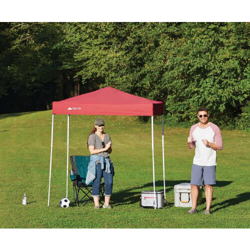 Ozark Trail 4' x 6' Στέγαστρο σκίασης εξωτερικού χώρου με αναδυόμενο ίσιο πόδι, φωτεινό 2