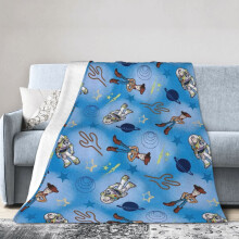 Toy Story Ultraweiche Mikrofleece-Decke mit 3D-Druck, für alle Jahreszeiten geeignet, Sofa- und Bettüberwurf für Kinder und Erwachsene, 152 x 127