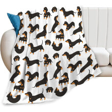 Herbstliche Kuscheldecke mit Ahornblättern und orangefarbenem Kürbismotiv – weich, kuschelig, flauschig, aus Flanell für Zuhause, Sofa und Bett