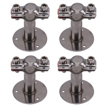 Eease4pcs Pijphangerbeugel Klem Steunclip 304 Roestvrij Staal voor Bier