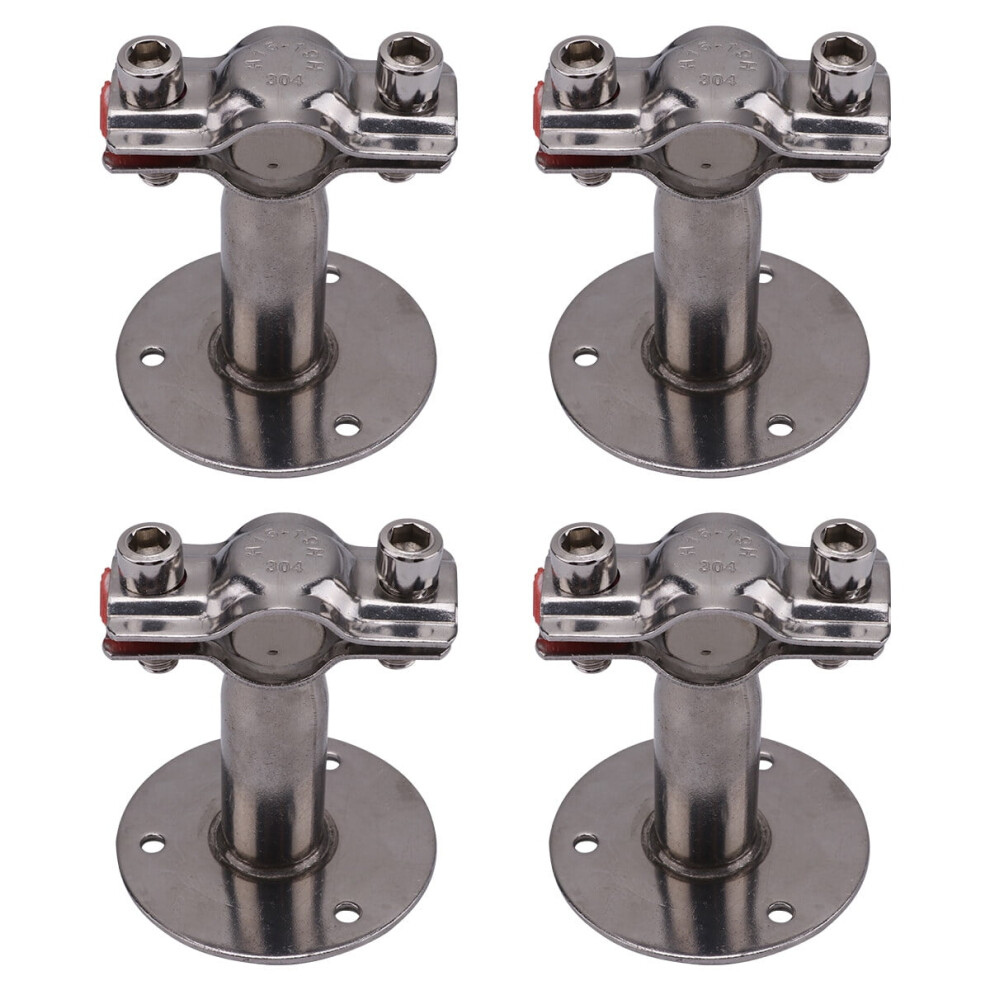 Eease 4Pcs Pipe Hanger Bracket Clamp Support Clip 304 Stainless Steel For Beer 9395123249773