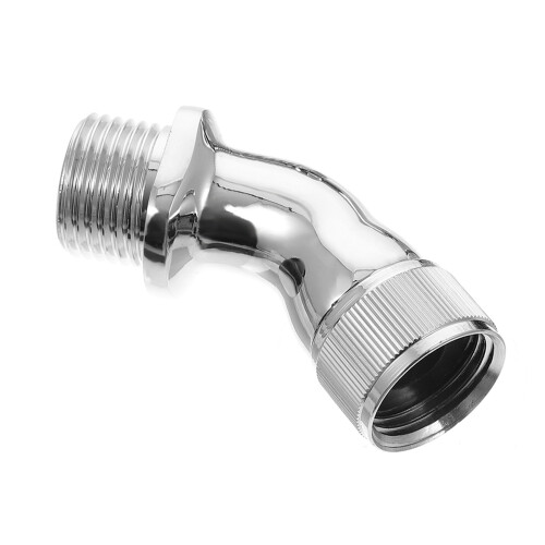 Adaptor cot duș metalic cu cap de aspersor rotativ, conector 1/2 2