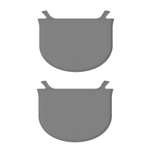 Lot de 2 sacs de cuisson en silicone réutilisables pour mijoteuse, compatibles avec les mijoteuses ovales et rondes de 8 litres.