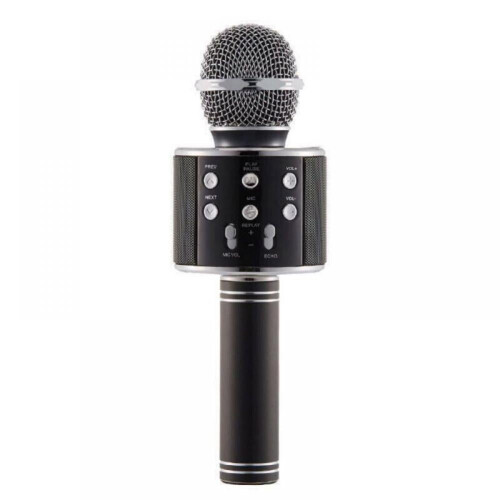 US Wireless Bluetooth Speaker Karaoke WS-858Microphone Portable USB Player KTV