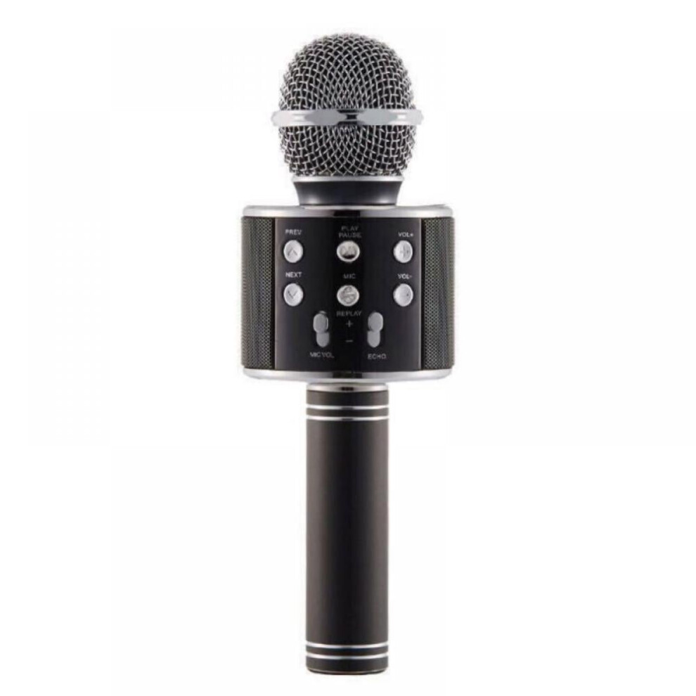 Us Wireless Bluetooth Speaker Karaoke Ws-858 Microphone Portable Usb Player Ktv 9395123353920