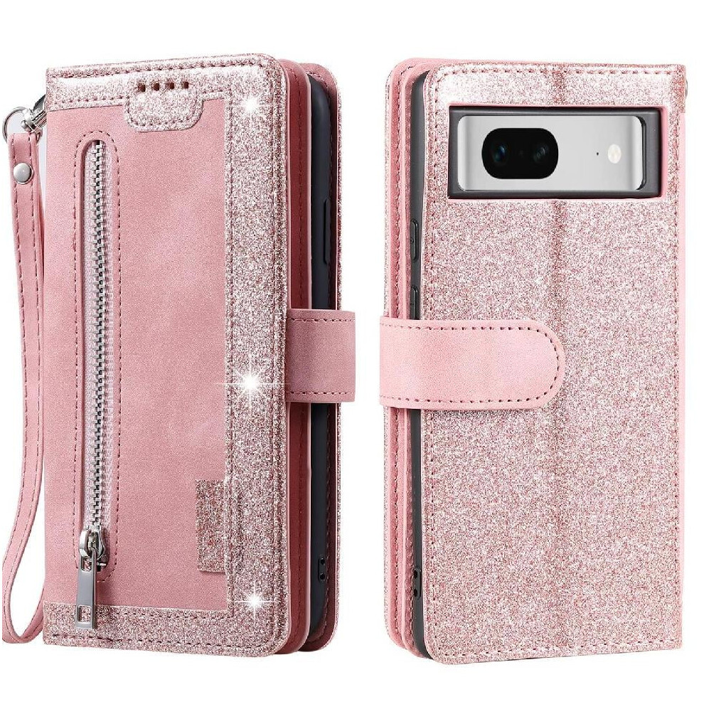 Flip Case For Google Pixel 9 Pro Wallet 9 Card Slots Lanyard Pu Leather Kickstand 9395123354163