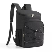 WSYW 30 Cans Leakproof Insulated Cooler Backpack Soft Cooler Backpack for Lunch Picnic Camping Black8088