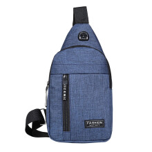 Rintalaukut Crossbody Sling -reppu Matkareppu miehille Vaellusreppu Olkalaukku rento urheilu (sininen)