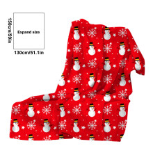 Luxuriöse, samtweiche Fleecedecke mit Weihnachtsmotiv – Kuschelig warme Decke für Winterbett, Sofa, Büro, als Geschenk und passend zur