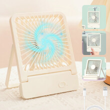 Bocqde Handheld Fan Rechargeable Personal Fans 3-in-1 USB Rechargeable Desktop Office FanSmall Foldable Standing FanMulti-speed Fan Clearance!