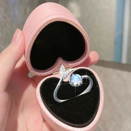 Silver Adjustable Tail Ring Jewelry Elegant Ring Wedding Engagement Tail Ring 1