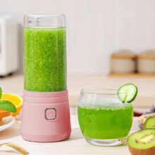 Blender portable rechargeable par USB avec 6 lames, compatible avec ZKCCNUK, idéal pour les smoothies, les jus de fruits, les voyages et les