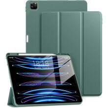 iPad Pro 12.9 hüvelykes, 6. / 5. / 4. / 3. generációs (2022/2021/2020/2018) készülékkel kompatibilis, ceruzatartóval és Smart Slim