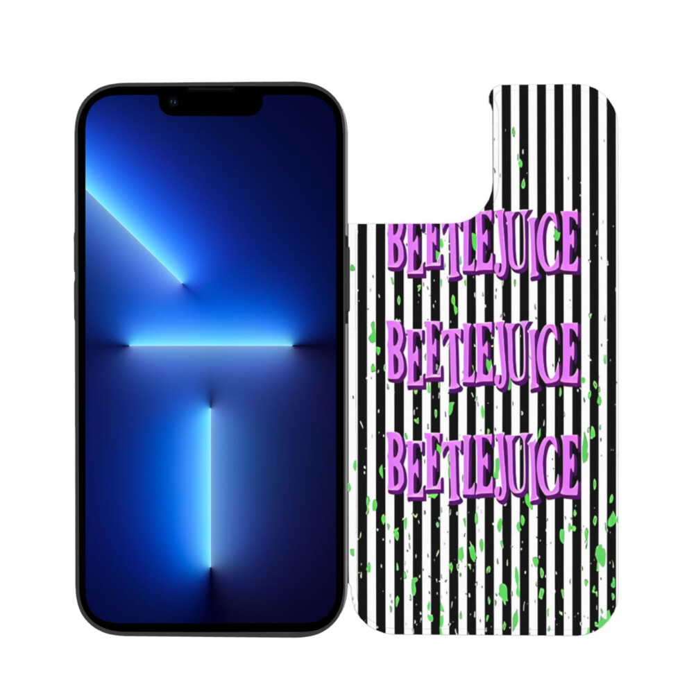 Beetlejuice Compatible With Iphone 13 Phone Case, Leather Case Magnetic Closure Flip Cell Phone Cover For Compatible With Iphone 13 Dual Camera 9395123452098