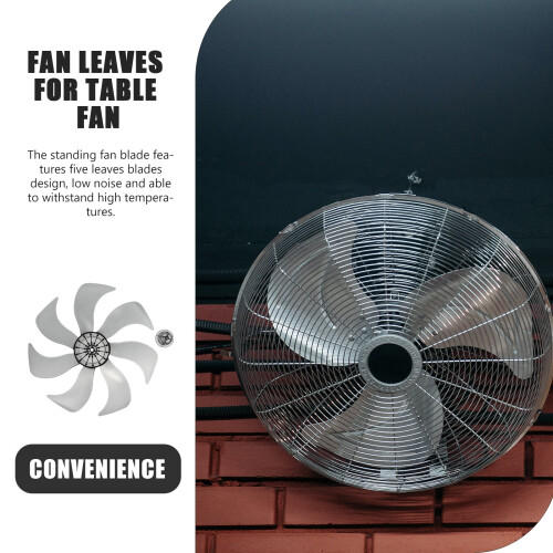 Eease 7-Leaf 350mm Plastic Fan Blades for Standing/Table Fans - Replacement 1