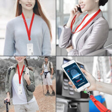 Janrevotw Handy-Lanyard, universell verstellbarer Nackenriemen für Handyhülle, Schlüssel, Ausweis, kompatibel mit den meisten Smartphones