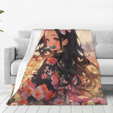 Dämonenjäger-Decke für Damen und Herren, superweiches, flauschiges Fleece, kuschelig warm für Sofa, Bett, Reisen, Geschenk für jede Jahreszeit,