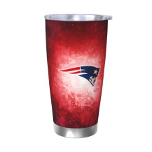 Patriots Football Team Theme 20oz rozsdamentes acél termosz tetővel és szívószállal, autós pohártartókkal kompatibilis, meleg és hideg