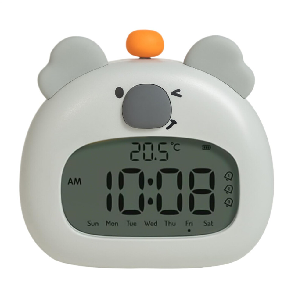 Kids Alarm Clock With Night And Sleep Trainer – Rechargeable Bedside Clock For Toddlers Light