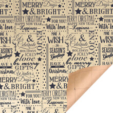 LKWLPD Kerst Kraftpapier Rollen 20x27,5 inch Bruin Gevouwen Papier voor Verjaardagscadeaus, DIY Bloemenverpakking, Compatibel met LKWLPD