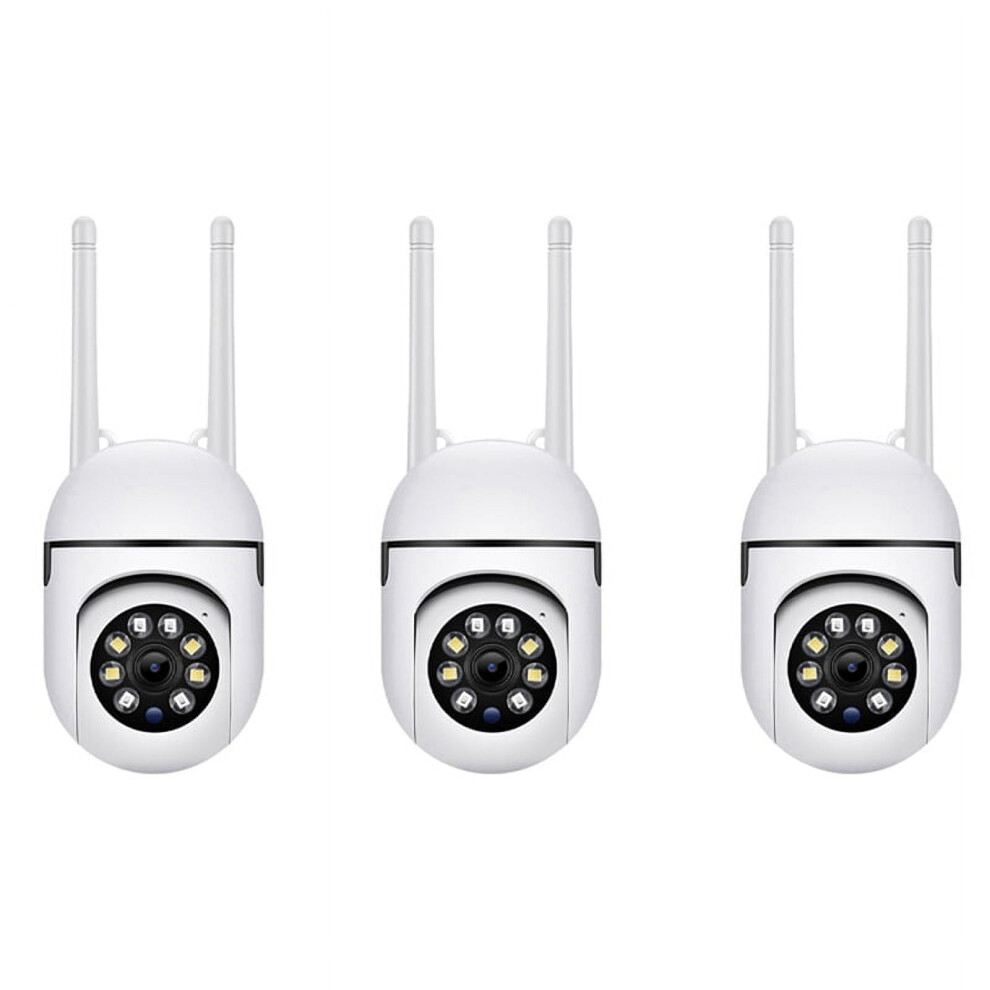 3X 2.4Ghz Wifi Cameras 1080P Dome Surveillance Cameras 360 View, 2-Way Audio 9395123551876