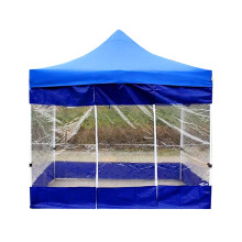 WRKEKC Sunshade Canopy Outdoor Outdoor Tent Cloth 210D Oxford Cloth Rainproof Shade Cloth 3x2 Meters Blue