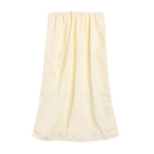 Yesbay Unisex effen, zachte, sneldrogende, absorberende deken/badhanddoek voor de sportschool of badkamer, beige, 140x70cm