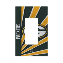 Packers Switching Lights Jednoduchý kožený vypínač s římským rámem, nástěnný panel, jednoduchý dvojitý/tahový vypínač světla